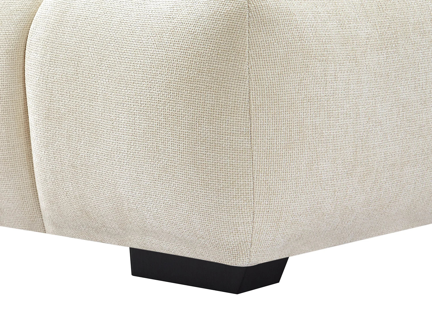 Canapé Bubble Moderne d'angle gauche beige - BERENIA