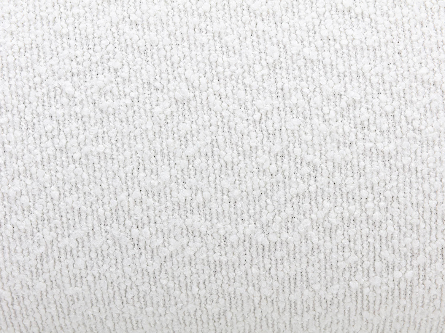 Fauteuil Bubble pivotant en tissu bouclette blanc - POZETI