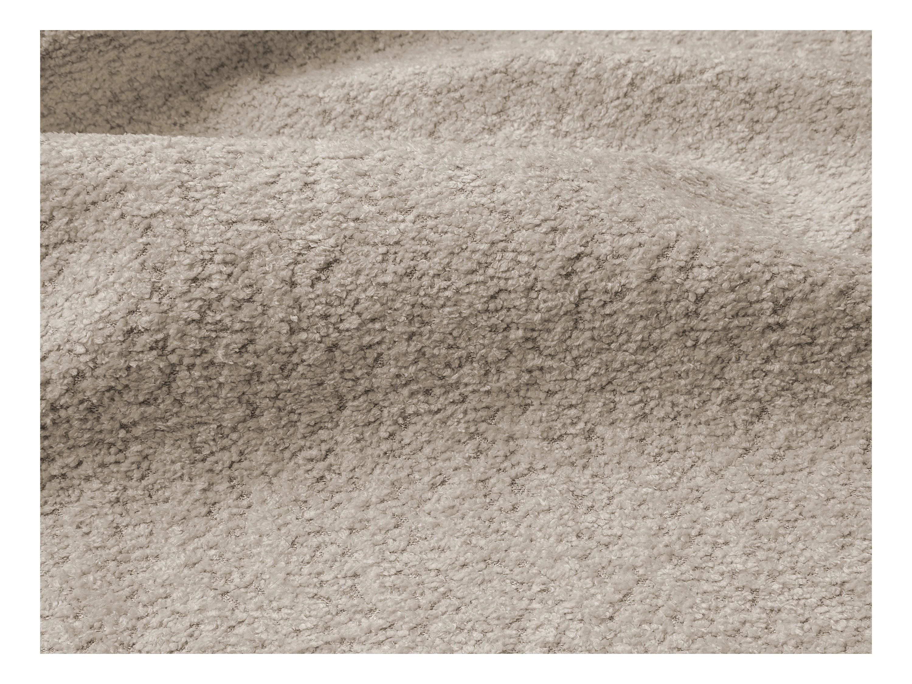Canapé Bubble convertible en bouclette beige - RETUNA