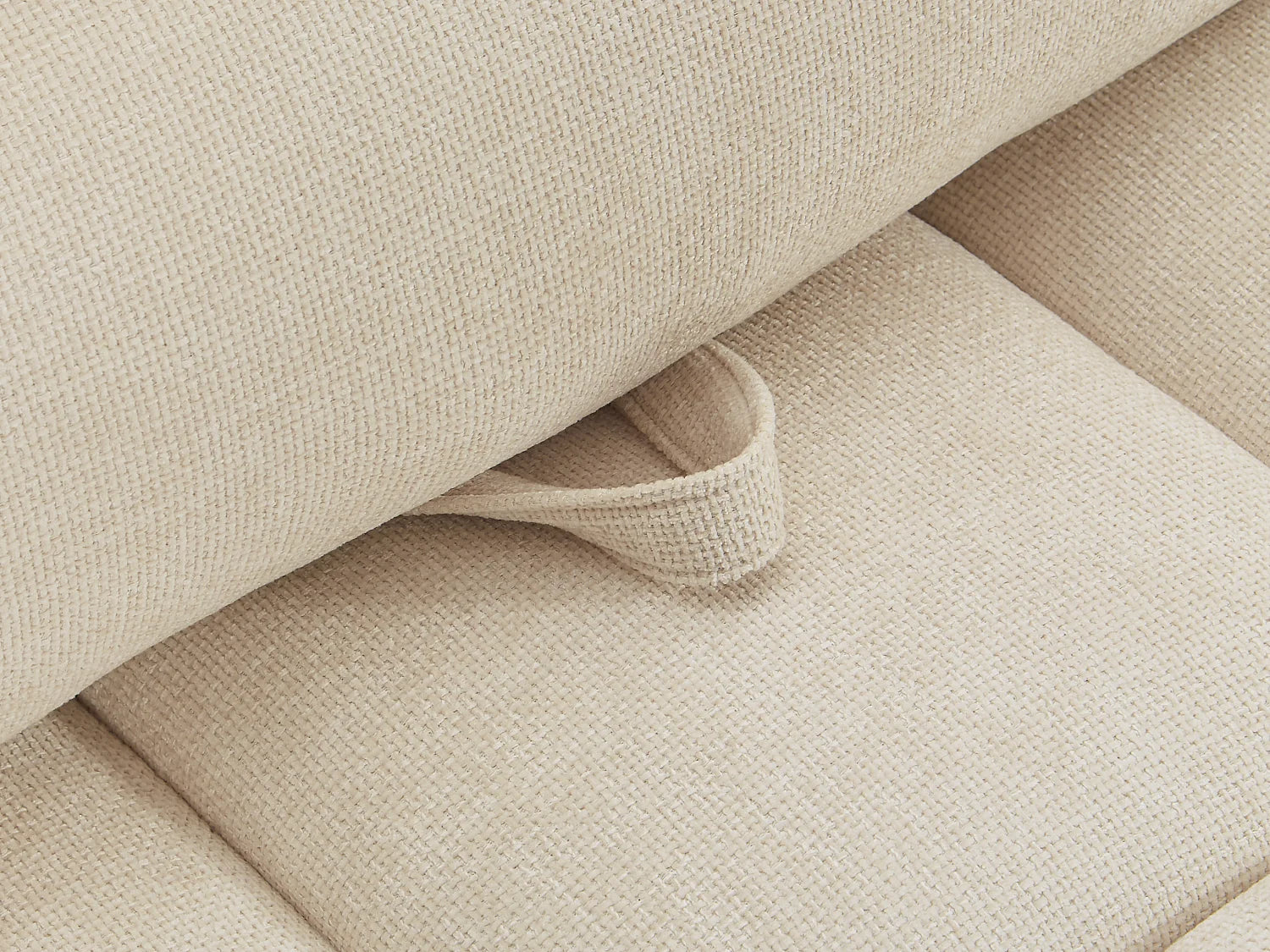 Fauteuil Bubble d'angle dossier avance-recule beige - APOLIU