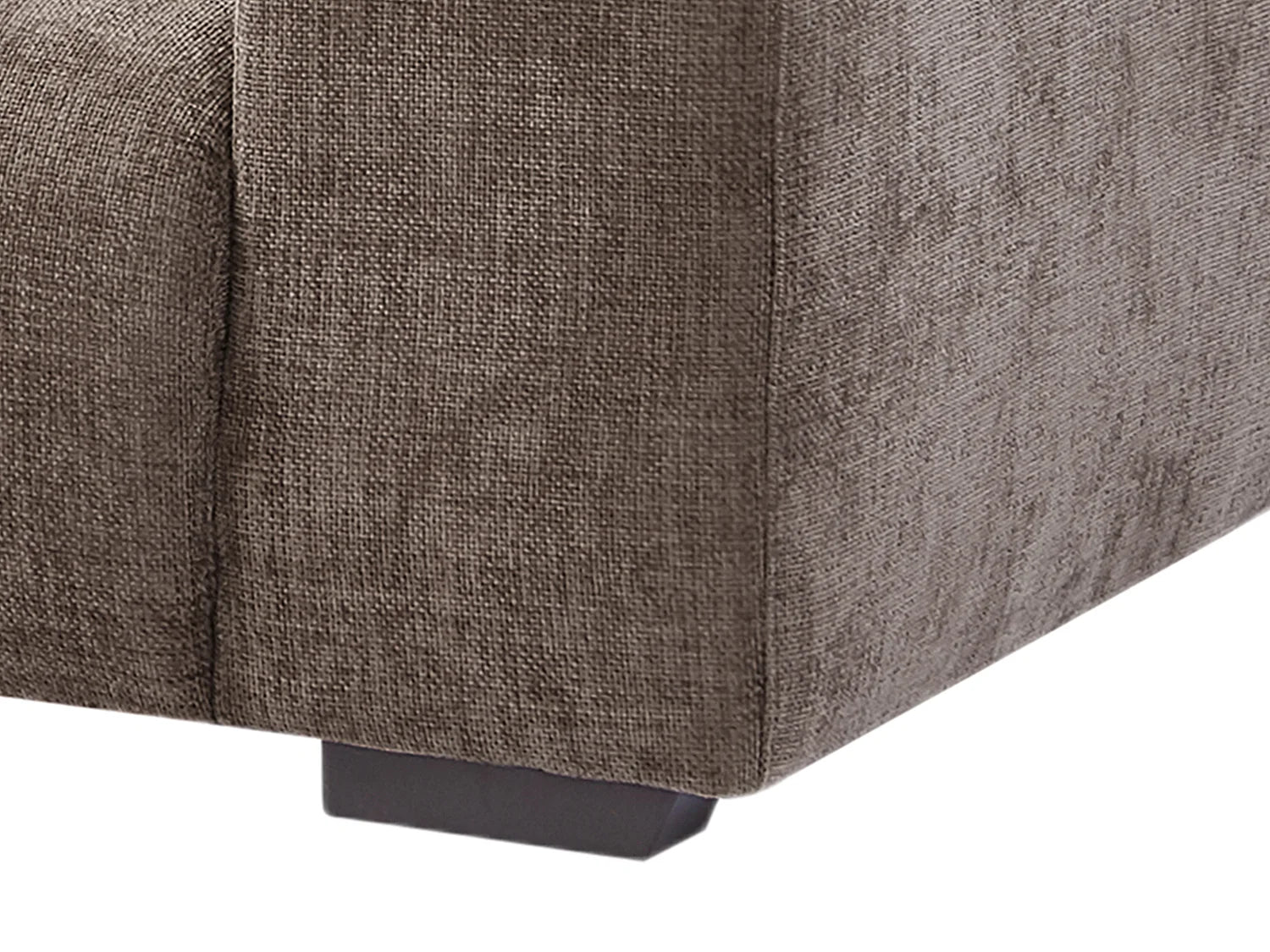 Canapé Bubble d'angle gauche taupe - LOPONZA