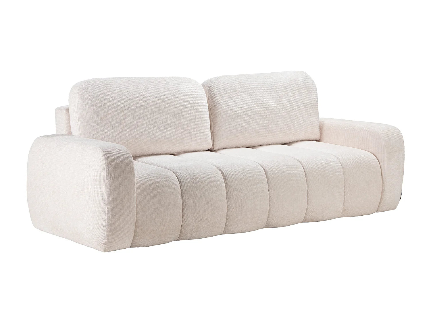 Canapé Bubble 3 places convertible beige - TALIVO