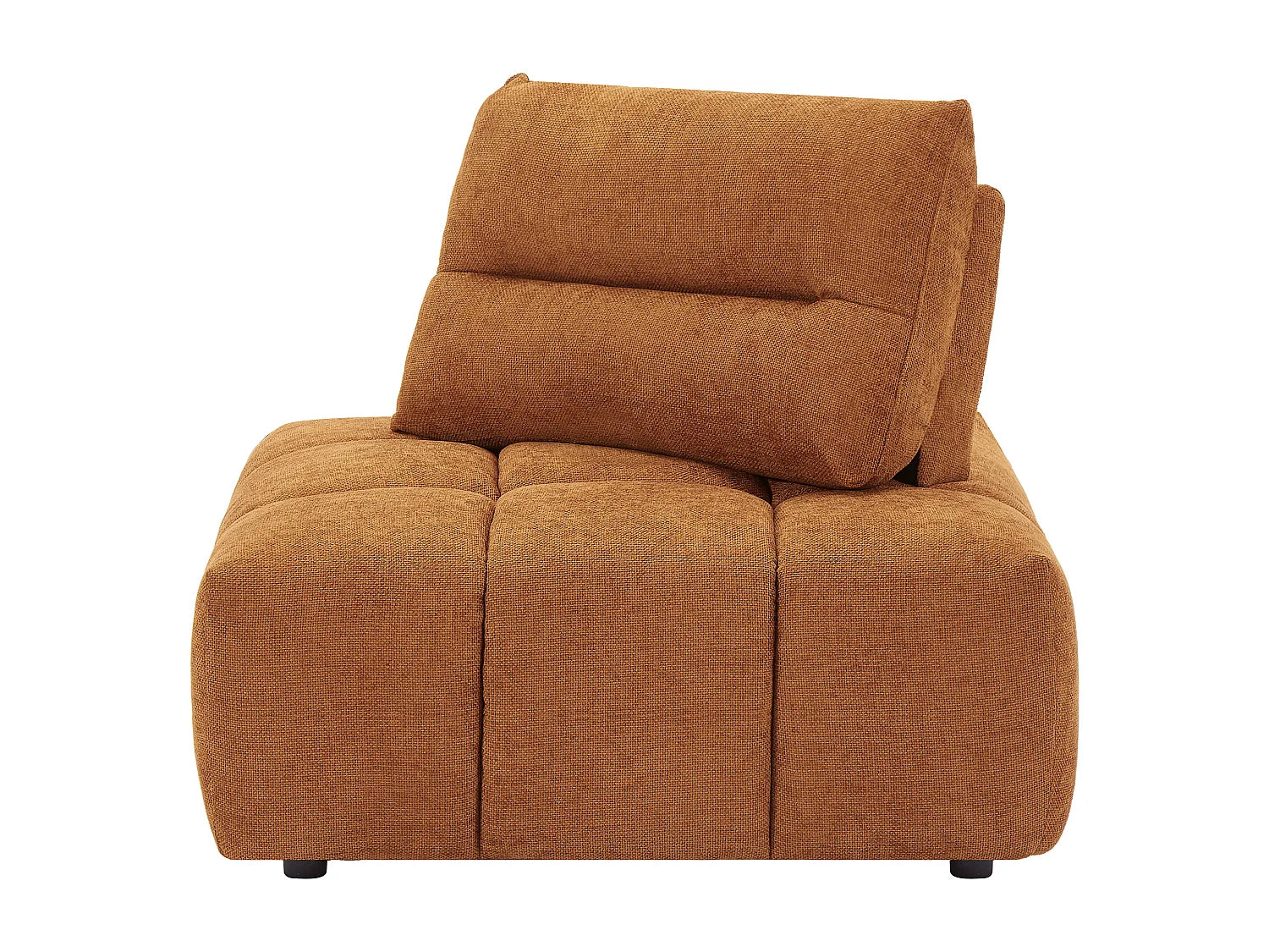 Fauteuil Bubble d'angle dossier avance-recule terracotta - APOLIU