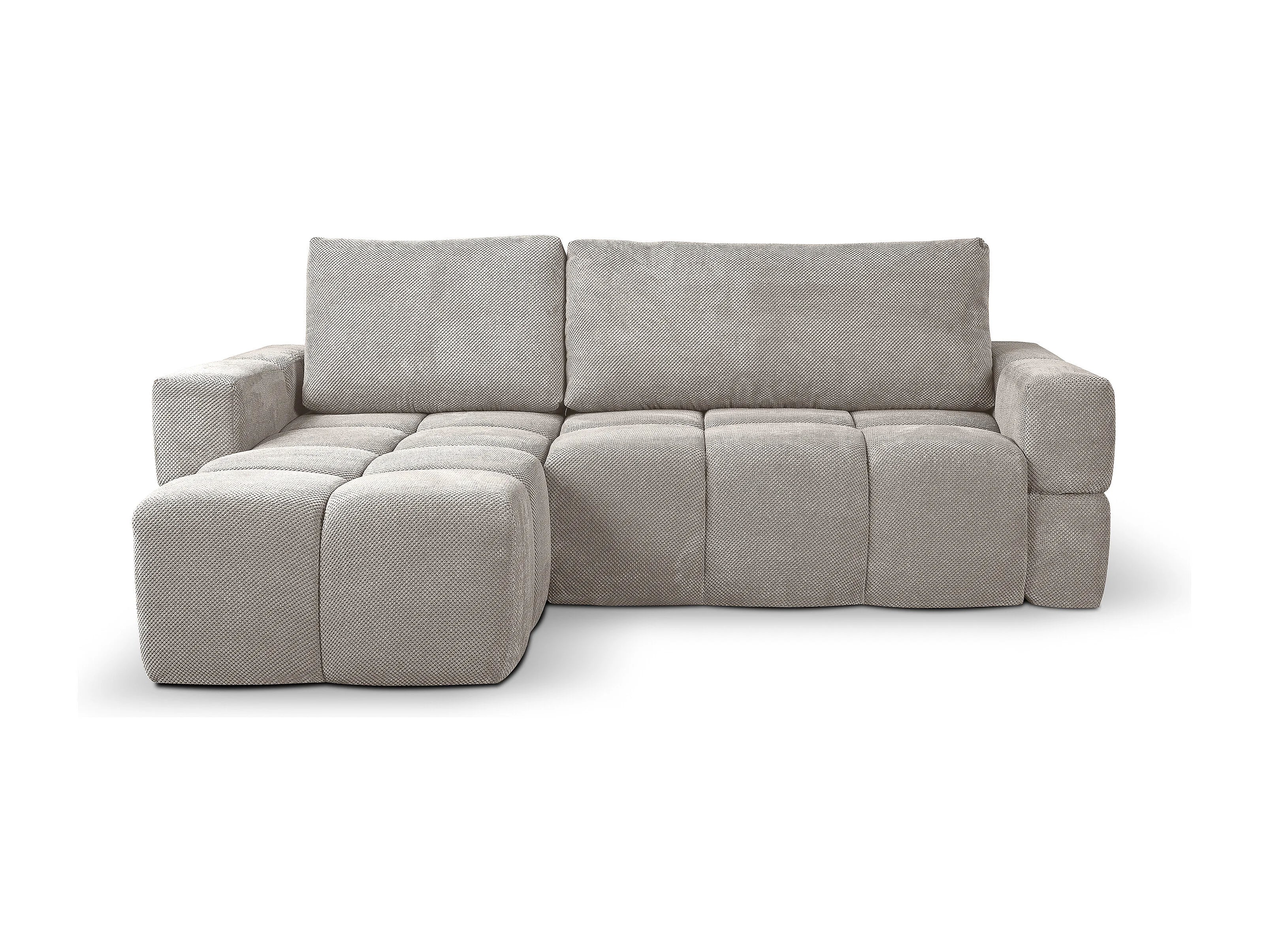 Canapé Bubble d’angle convertible gris – MODENA
