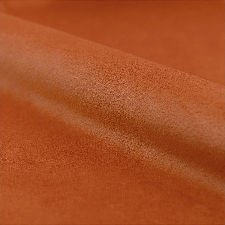 Canapé Bubble vintage en velours terracotta - MONA