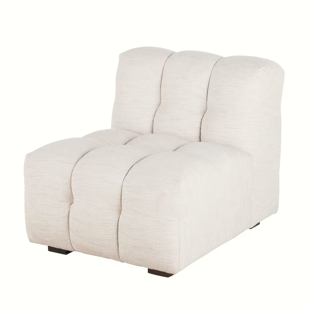 Chauffeuse Bubble pour canapé modulable beige sable - LILO