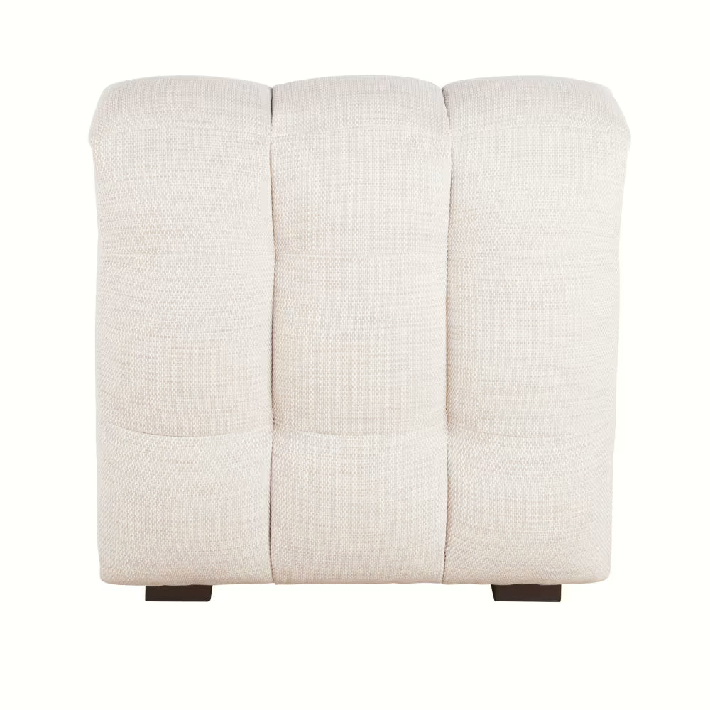 Chauffeuse Bubble pour canapé modulable beige sable - LILO