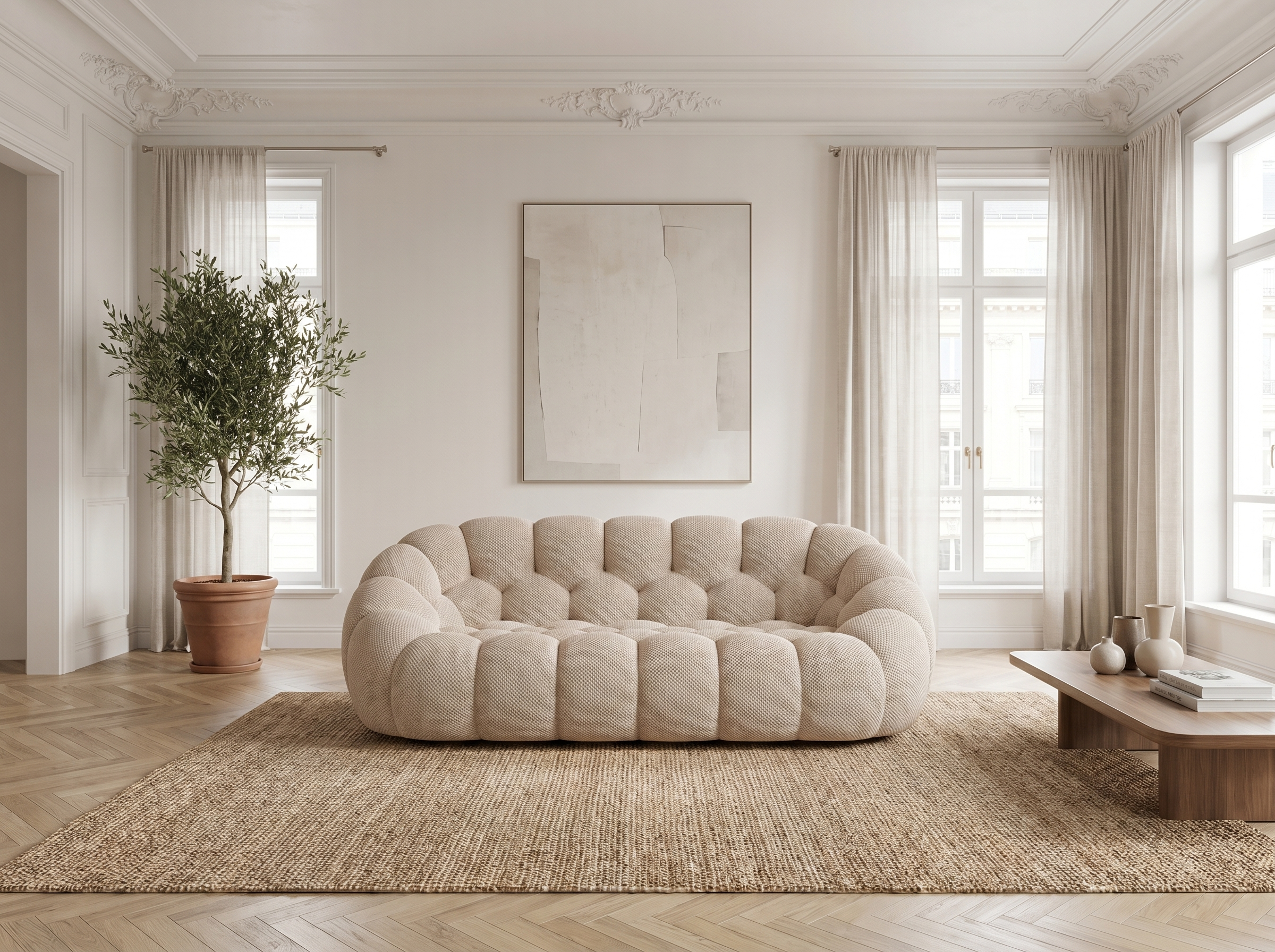 Canapé Bubble Double Beige 2 places - Coco Living