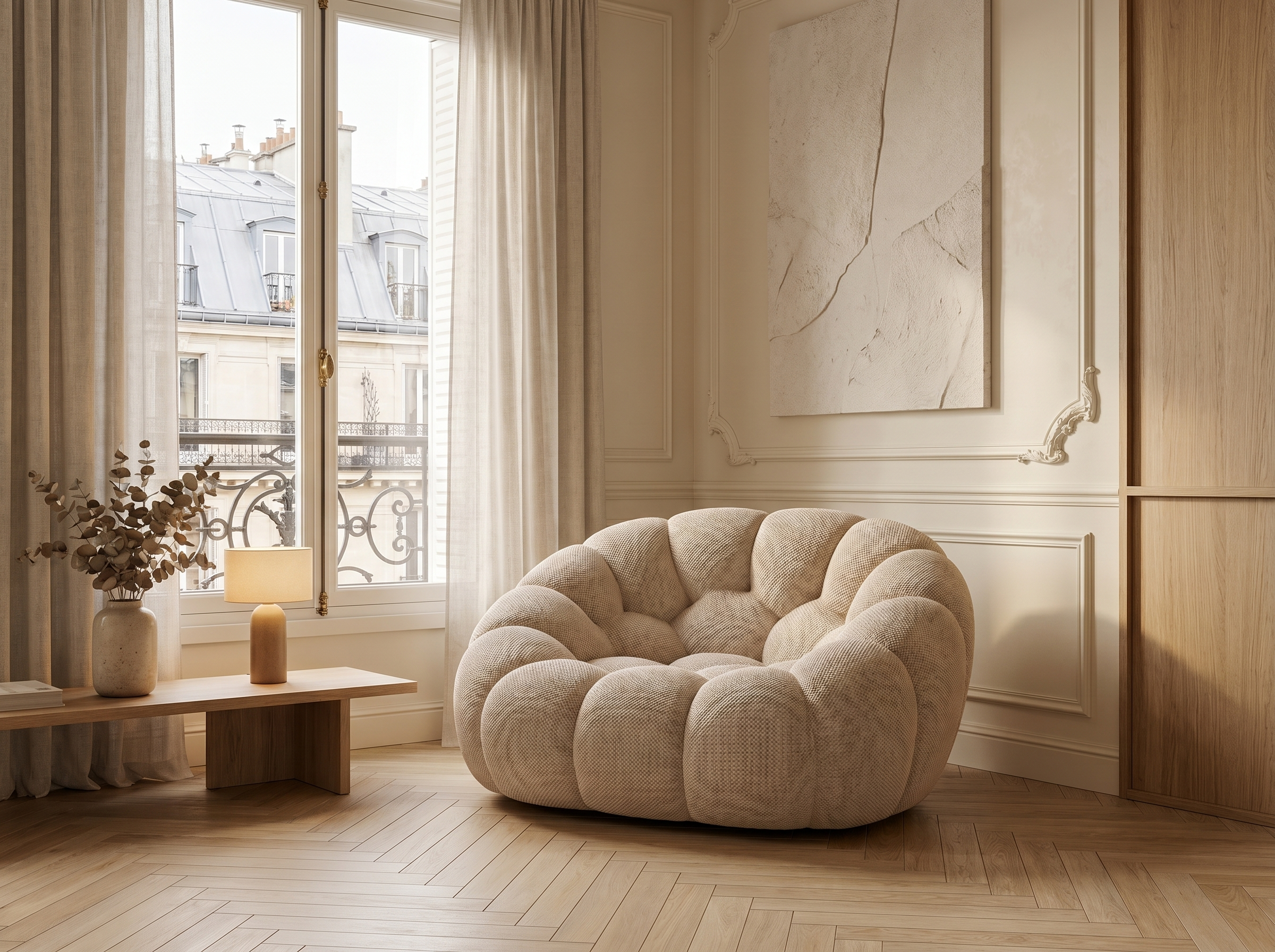 Fauteuil Bubble Beige - Cocoon