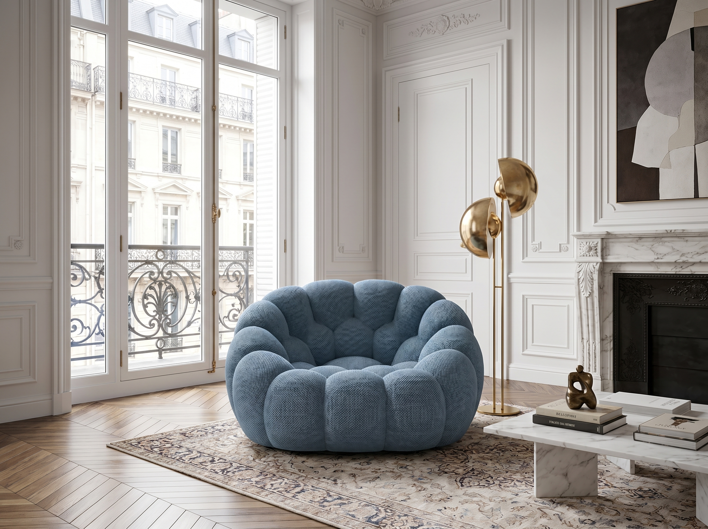 Fauteuil Bubble Bleu - Cocoon