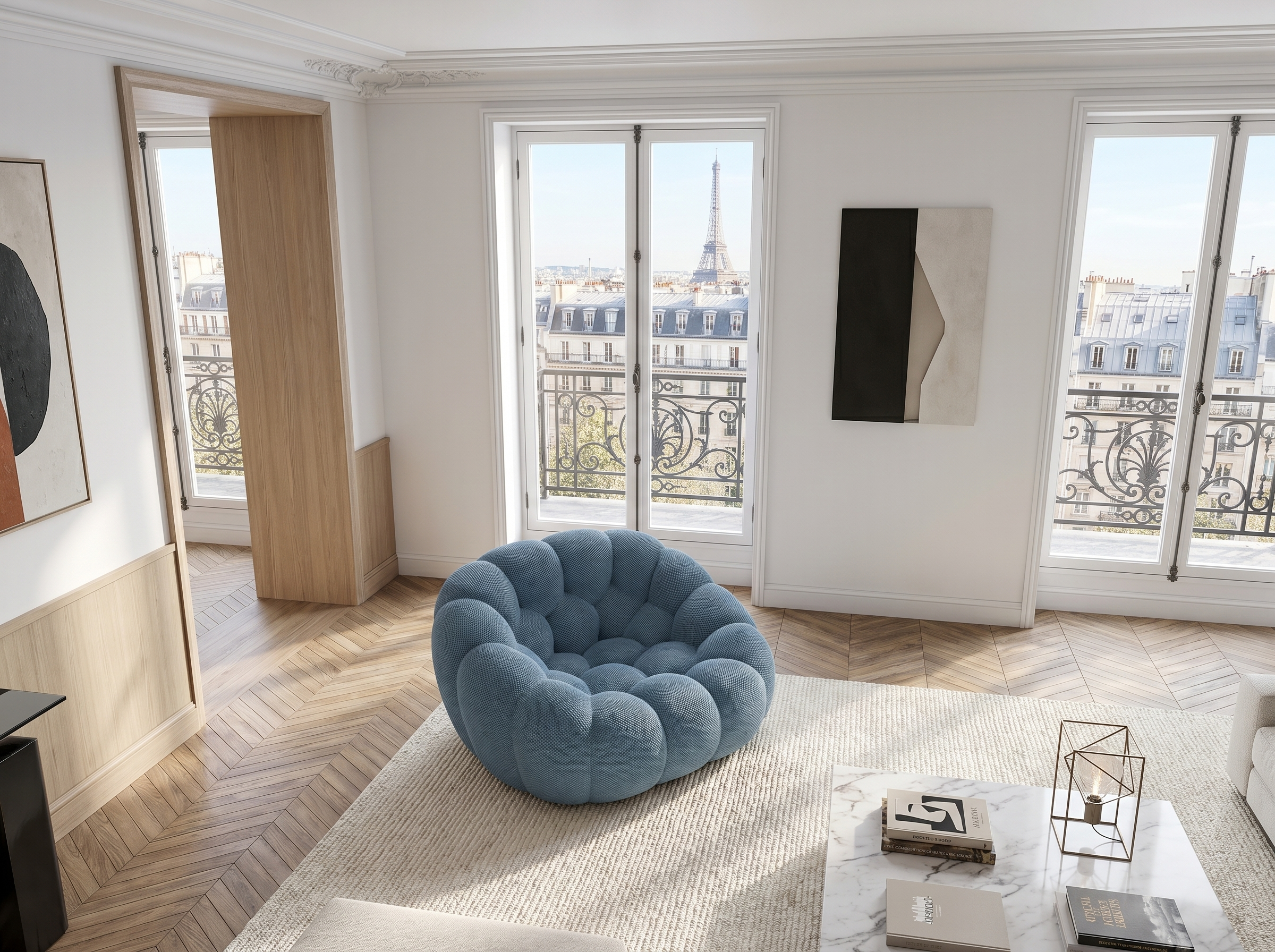Fauteuil Bubble Bleu - Cocoon