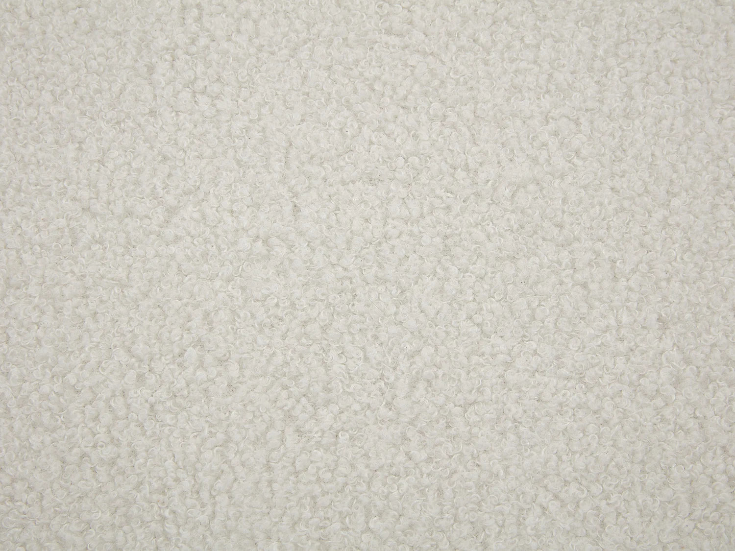 Fauteuil coquillage Bubble pivotant en tissu bouclette blanc - COSSATO