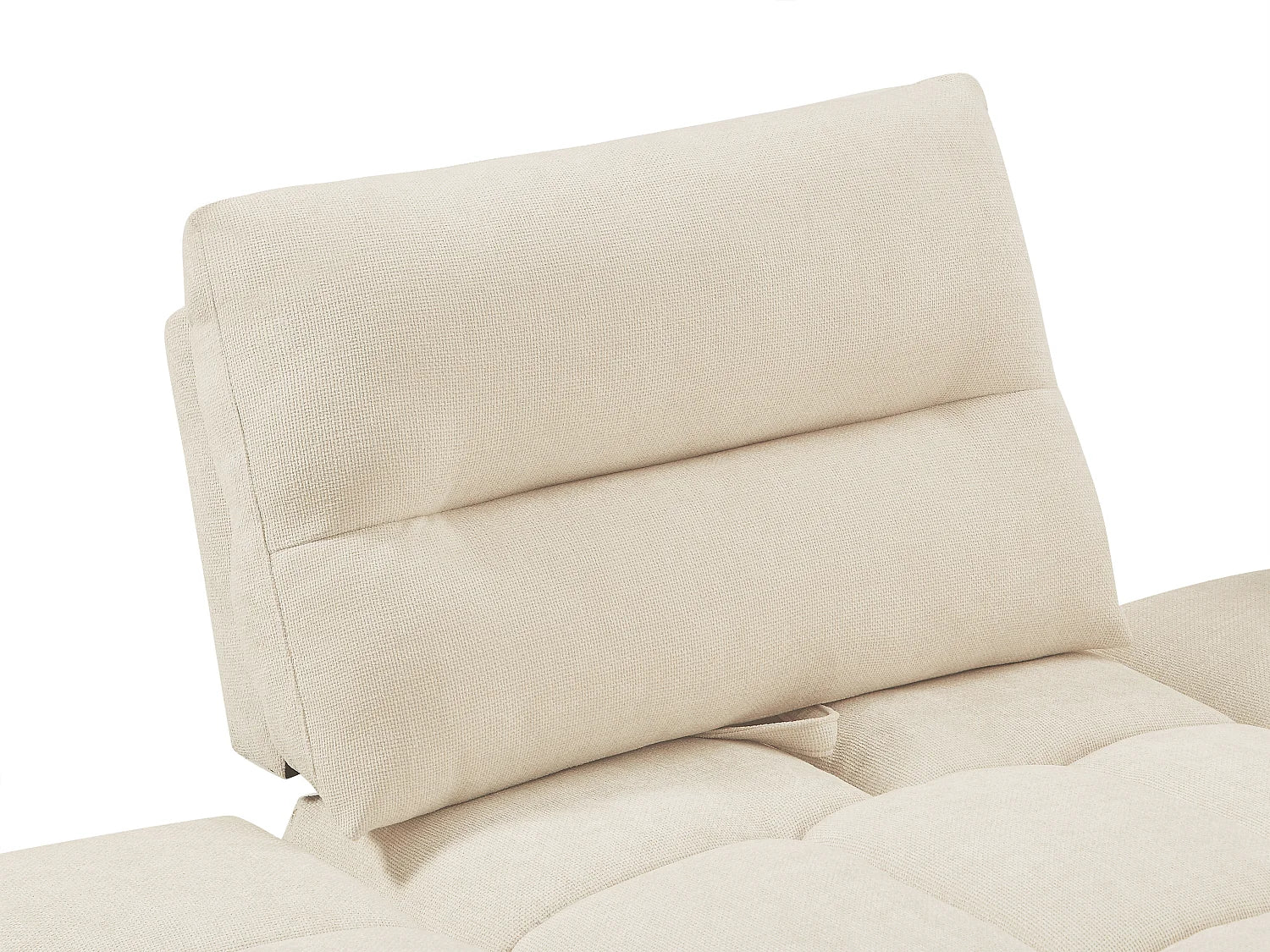 Fauteuil Bubble d'angle dossier avance-recule beige - APOLIU