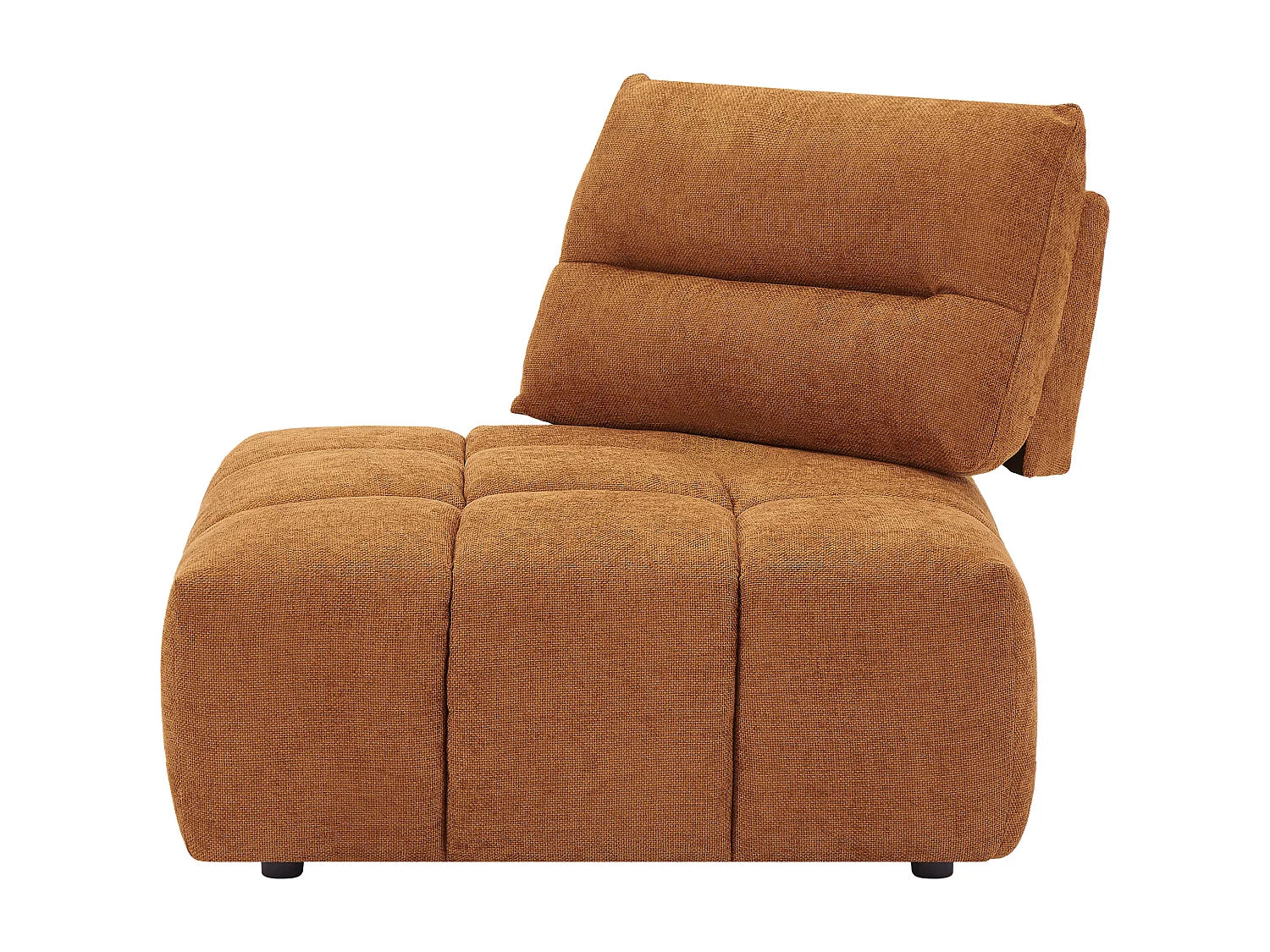 Fauteuil Bubble d'angle dossier avance-recule terracotta - APOLIU