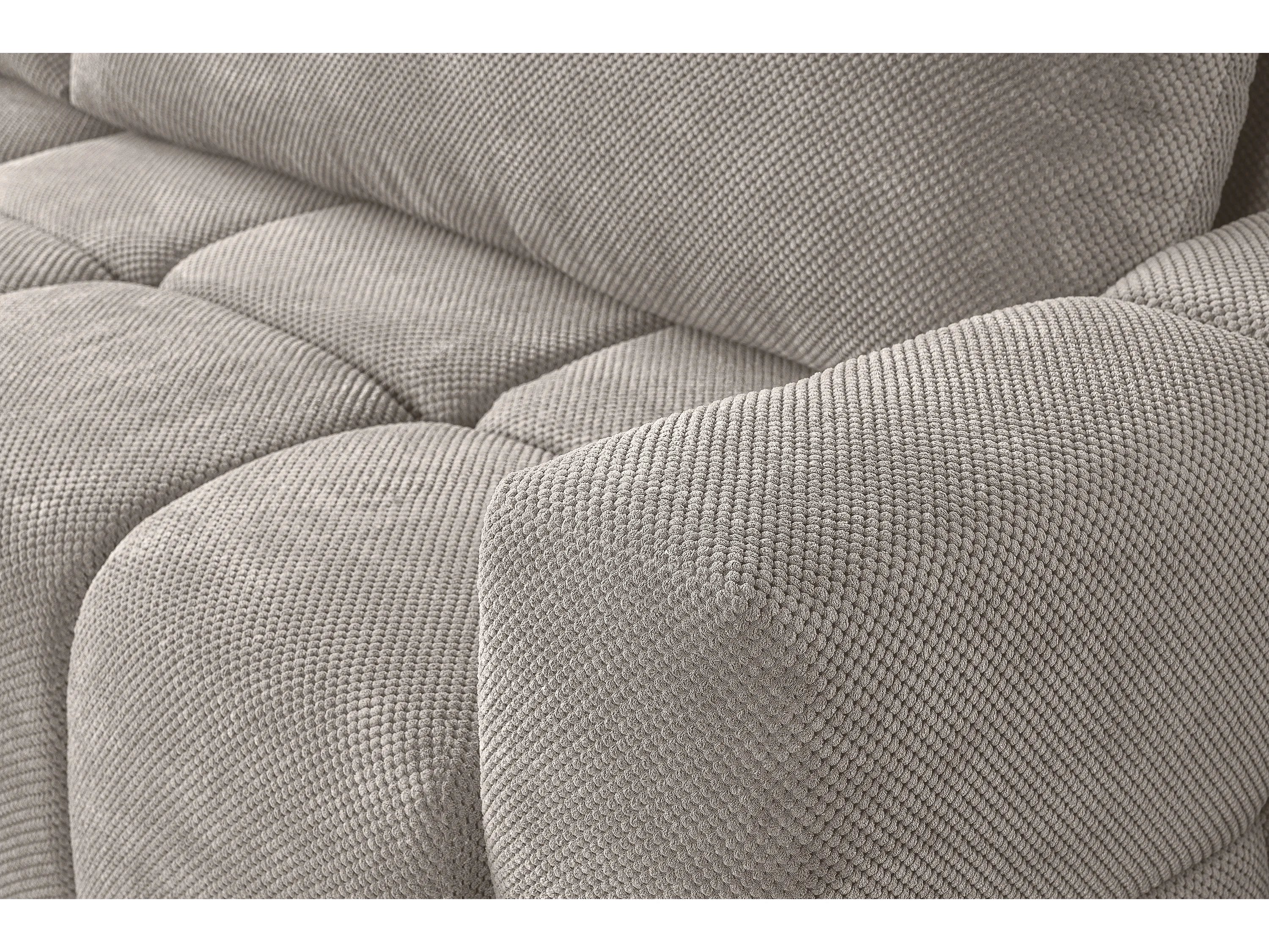 Canapé Bubble d’angle convertible gris – MODENA