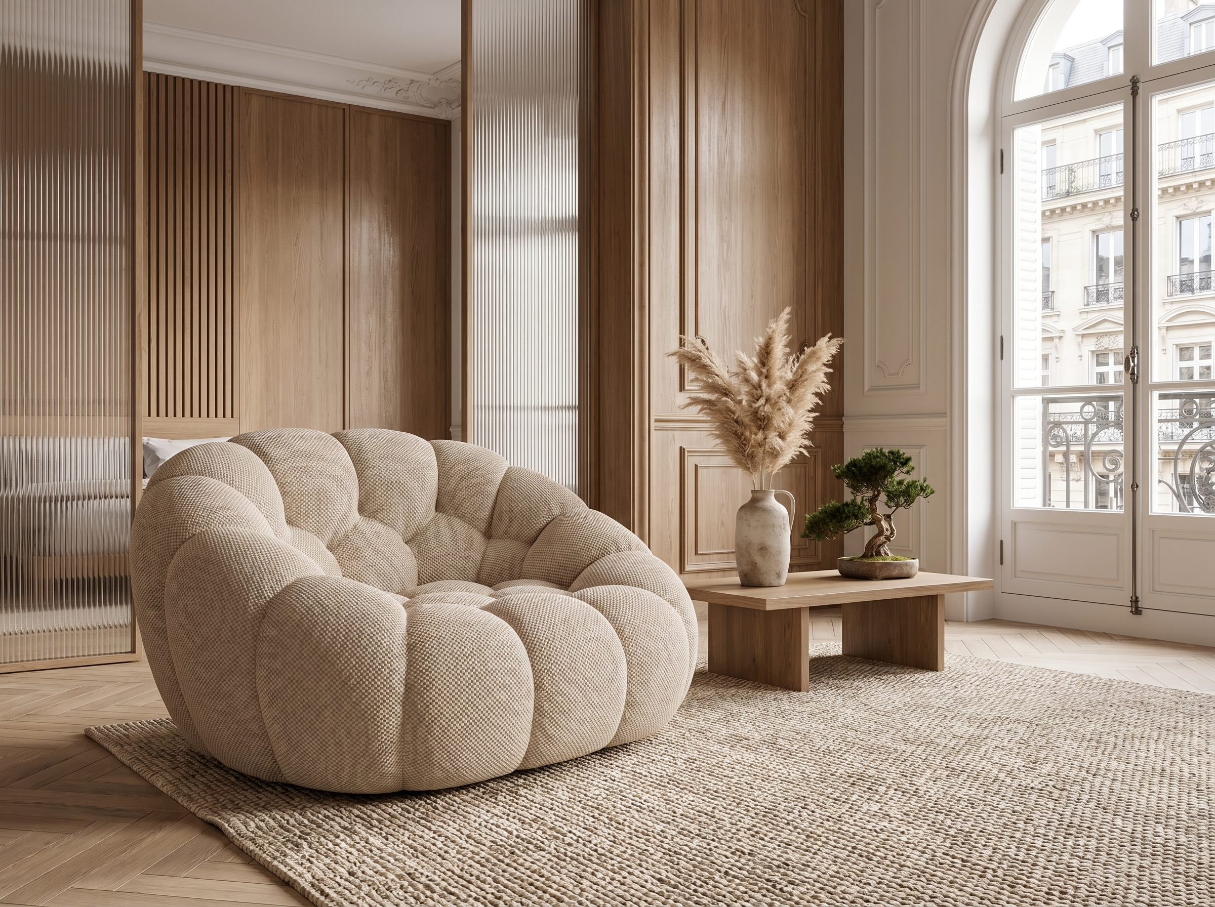 Fauteuil Bubble Beige - Cocoon