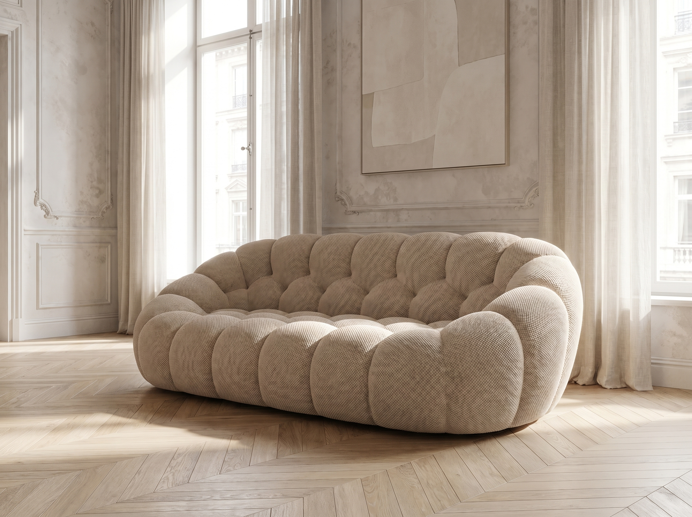 Canapé Bubble Double Beige 2 places - Coco Living