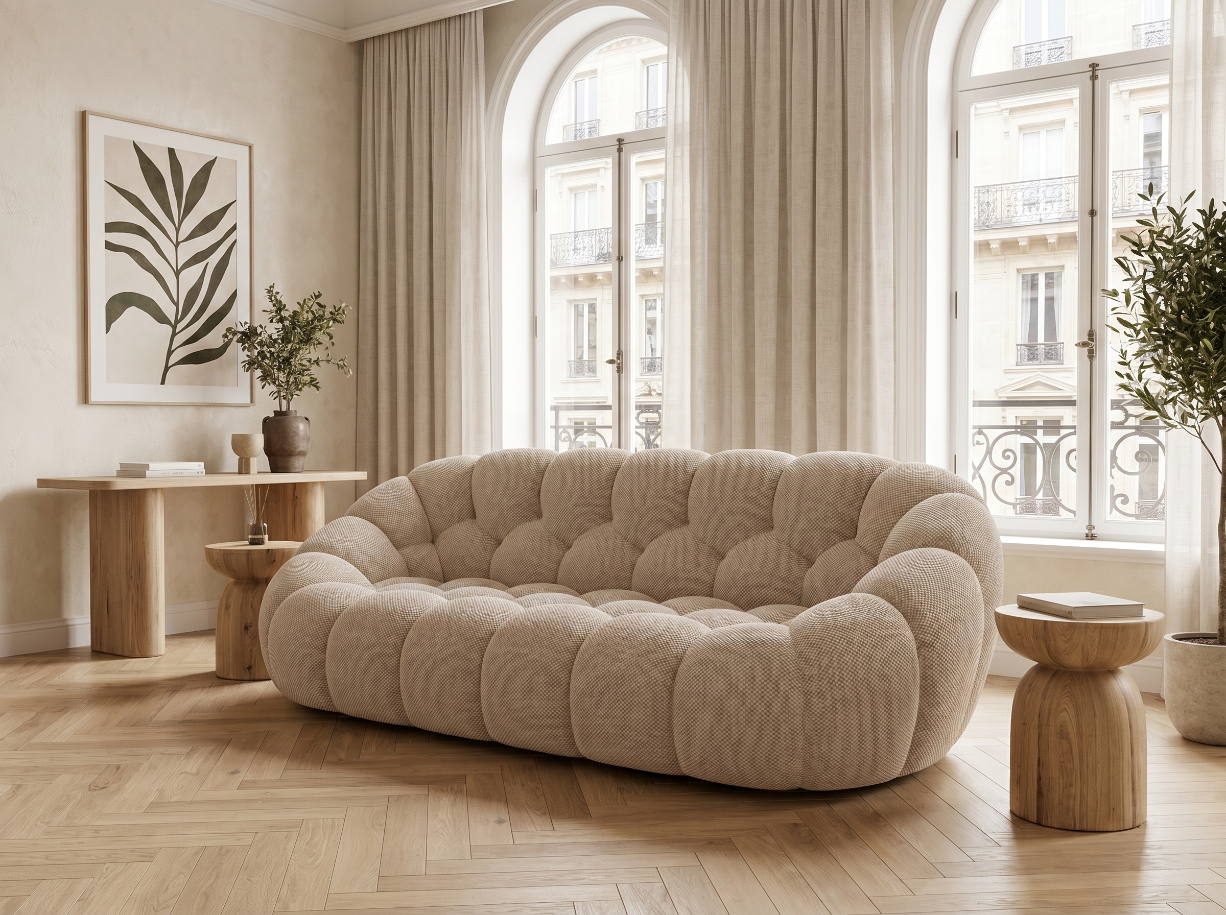 Canapé Bubble Double Beige 2 places - Coco Living