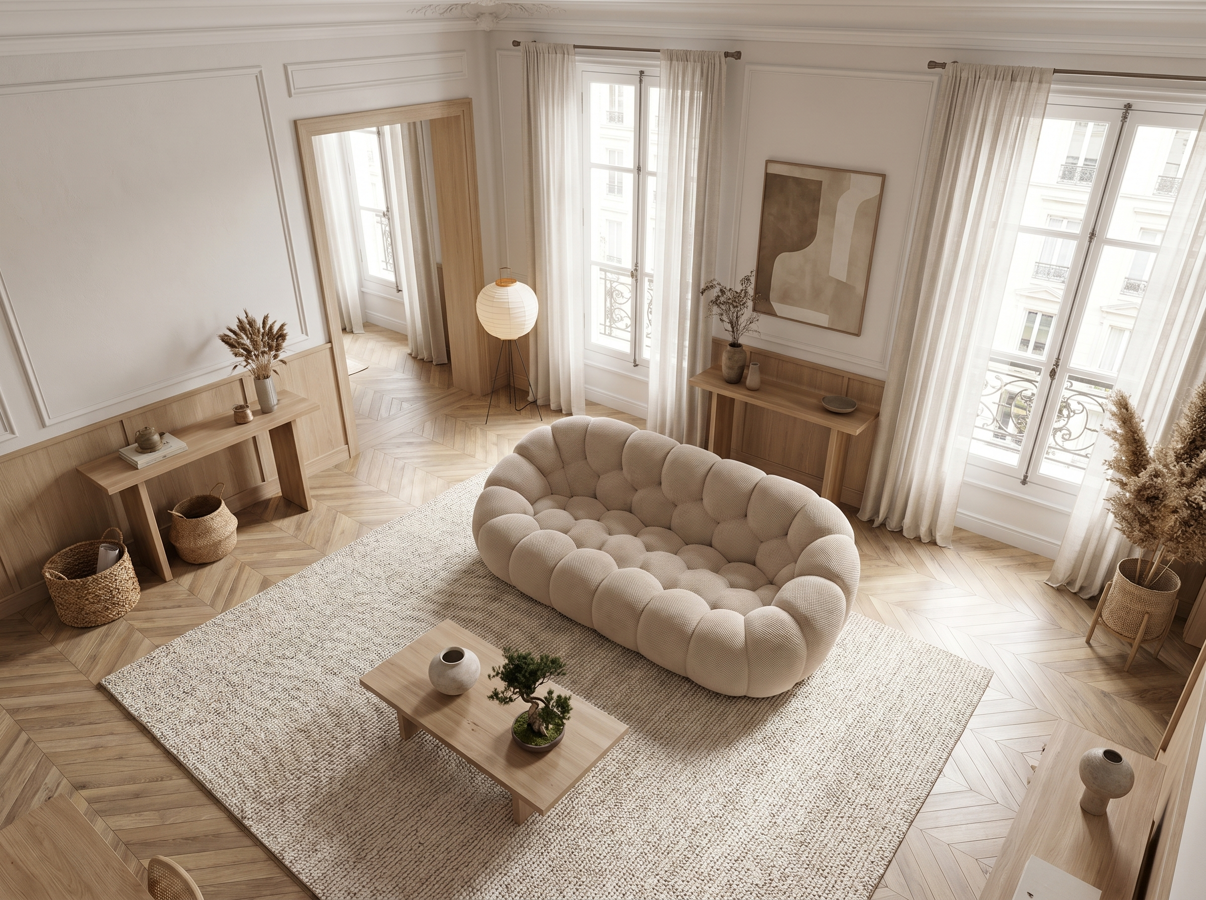 Canapé Bubble Double Beige 2 places - Coco Living