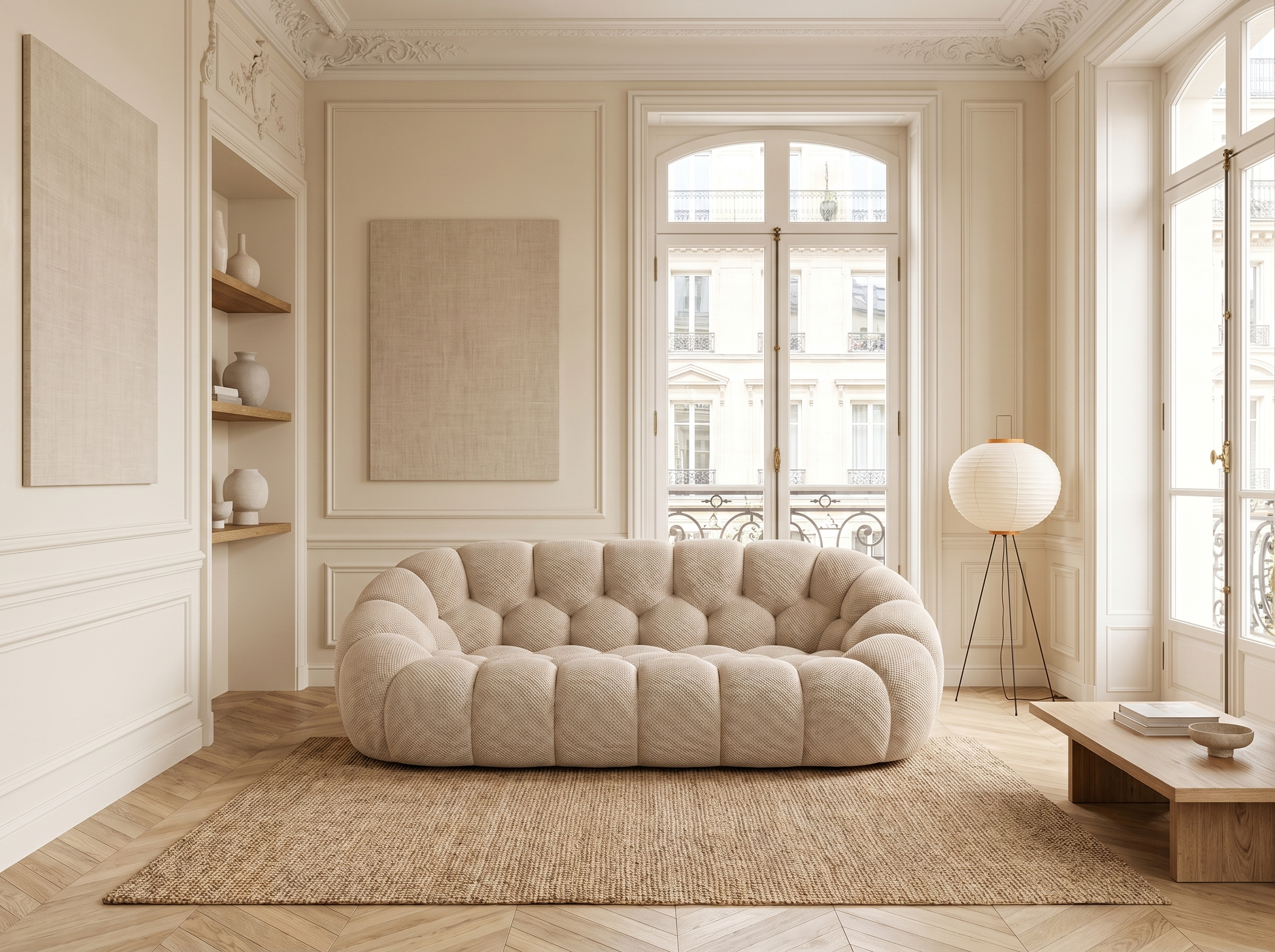 Canapé Bubble Double Beige 2 places - Coco Living
