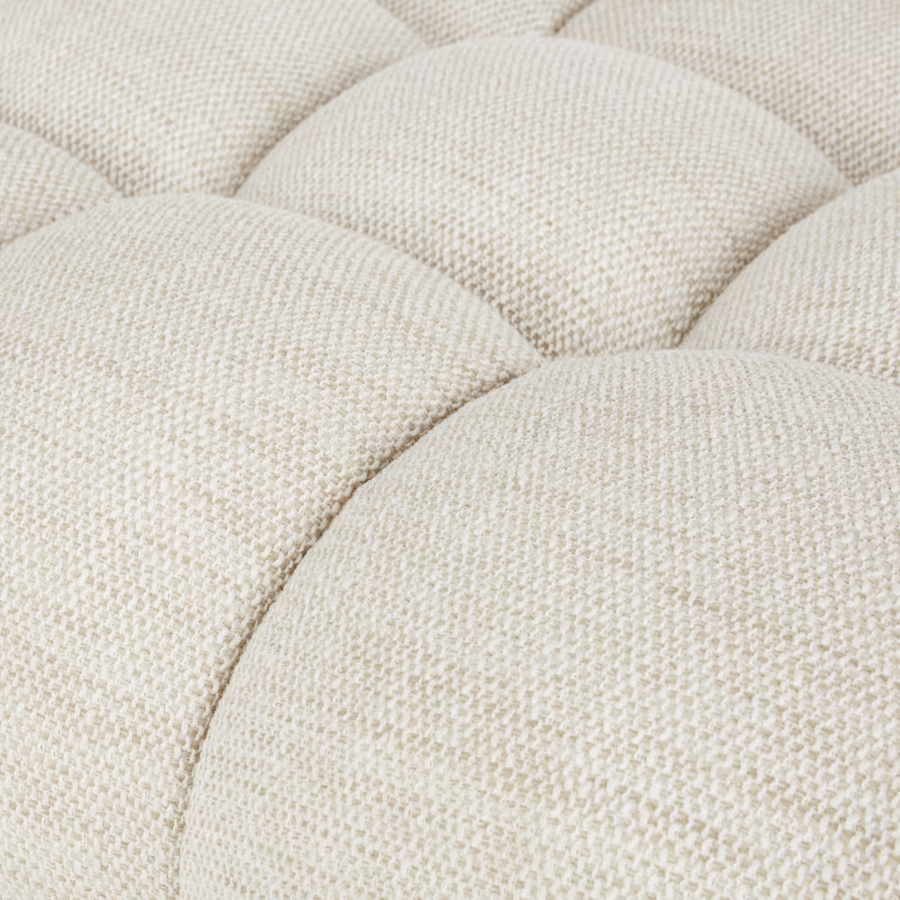 Pouf Bubble Carré beige sable - LILO